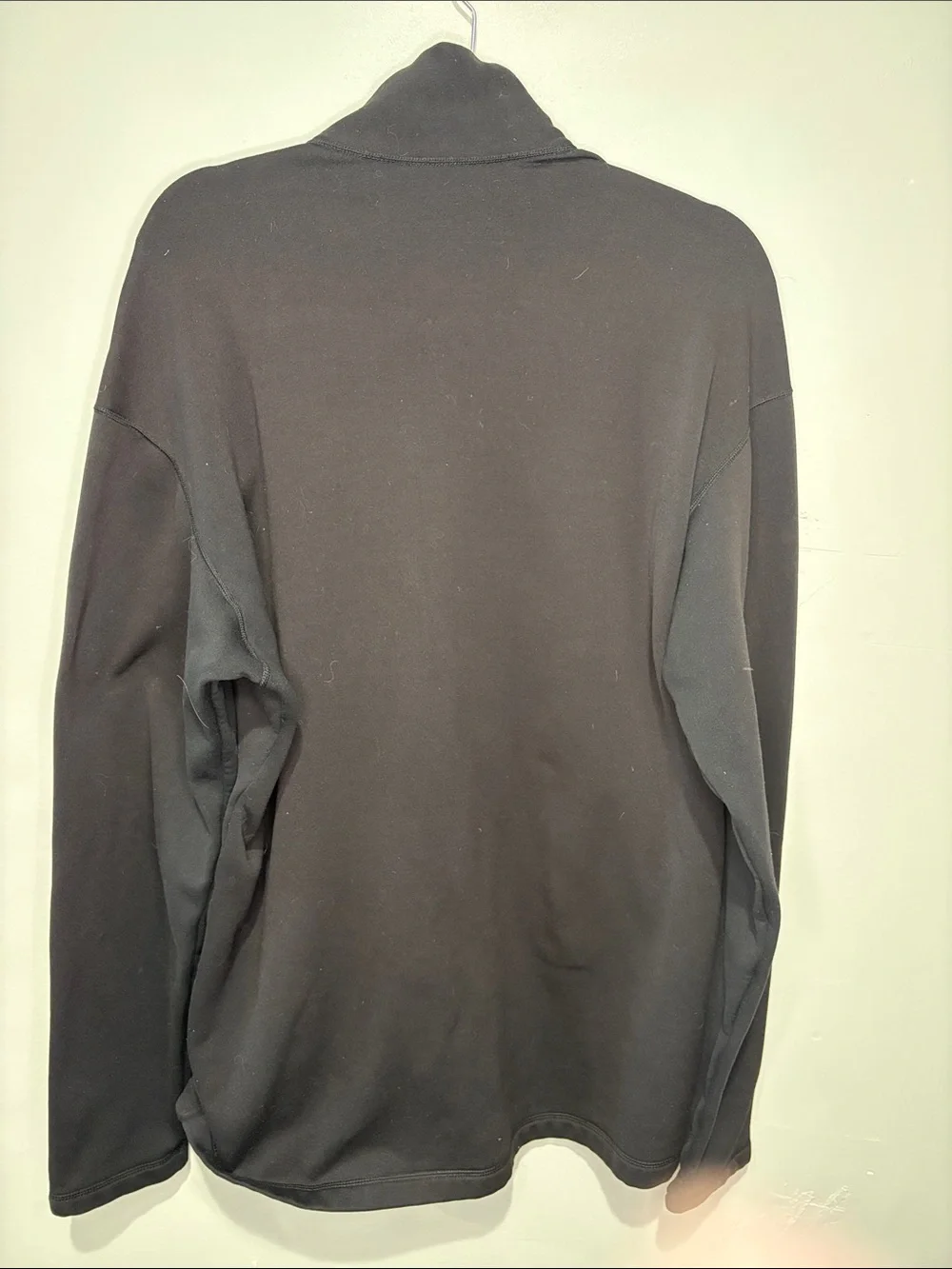 Vintage PATAGONIA Men's Black 1/2 Zip-Up Fleece Pullover. Large
